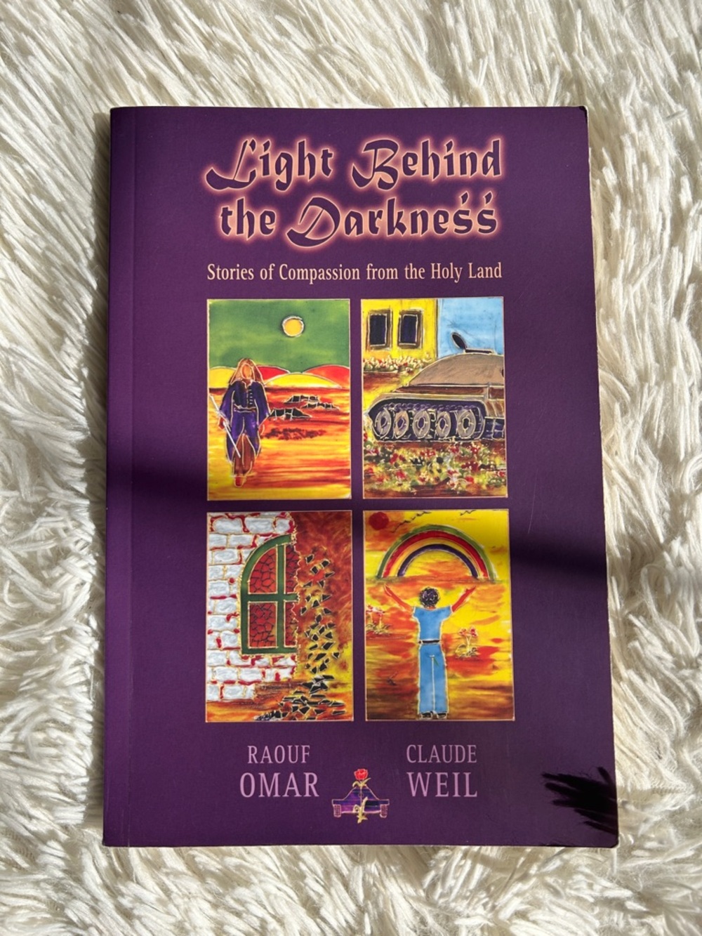 Light Behind the Darkness — Purple Coffee Table Book by Raouf Omar & Claude Weil